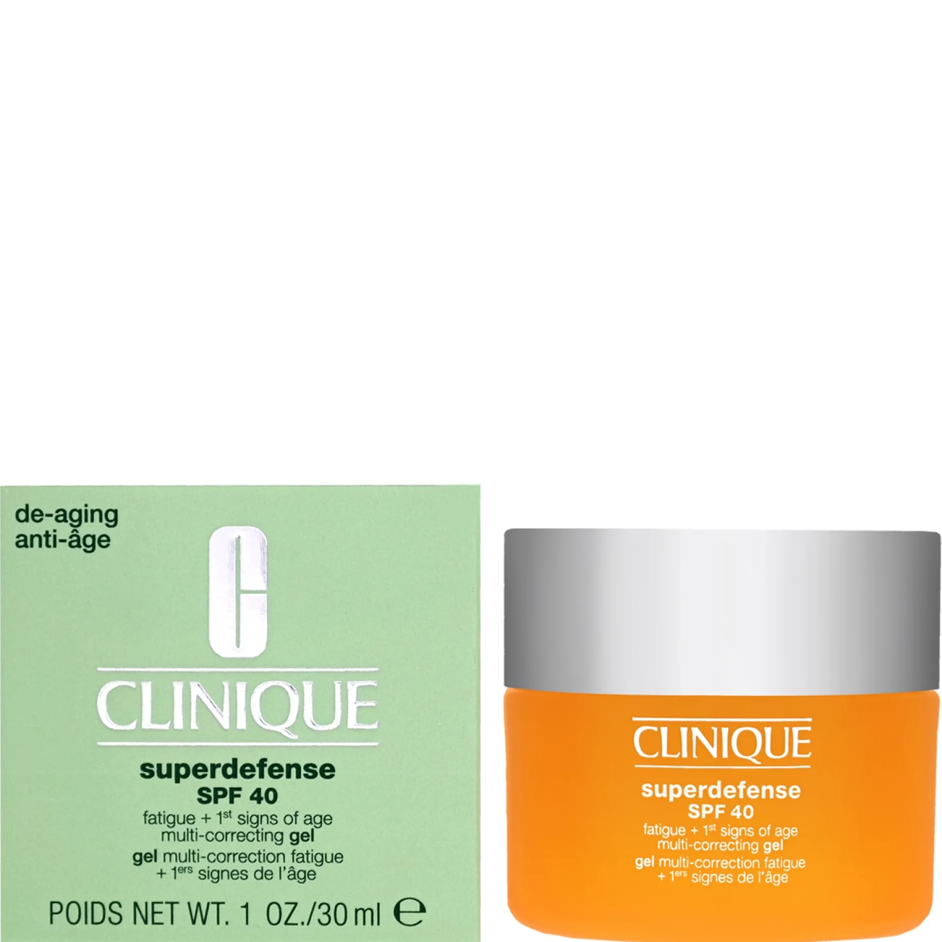 Clinique Superdefense Fatigue + 1st Signs of Age Multi-Correcting Gel SPF40 30ml Discount