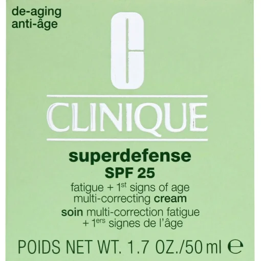 Clinique Superdefense Fatigue + 1st Signs of Age Multi-Correcting Cream for Very Dry to Dry Combination Skin SPF25 50ml Sale