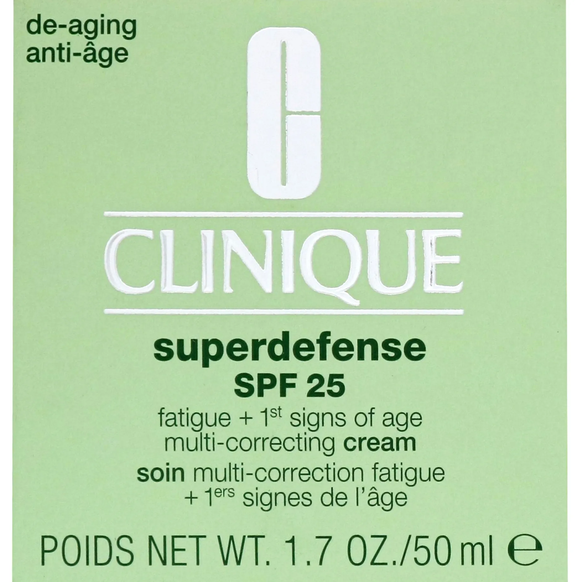 Clinique Superdefense Fatigue + 1st Signs of Age Multi-Correcting Cream for Very Dry to Dry Combination Skin SPF25 50ml Sale