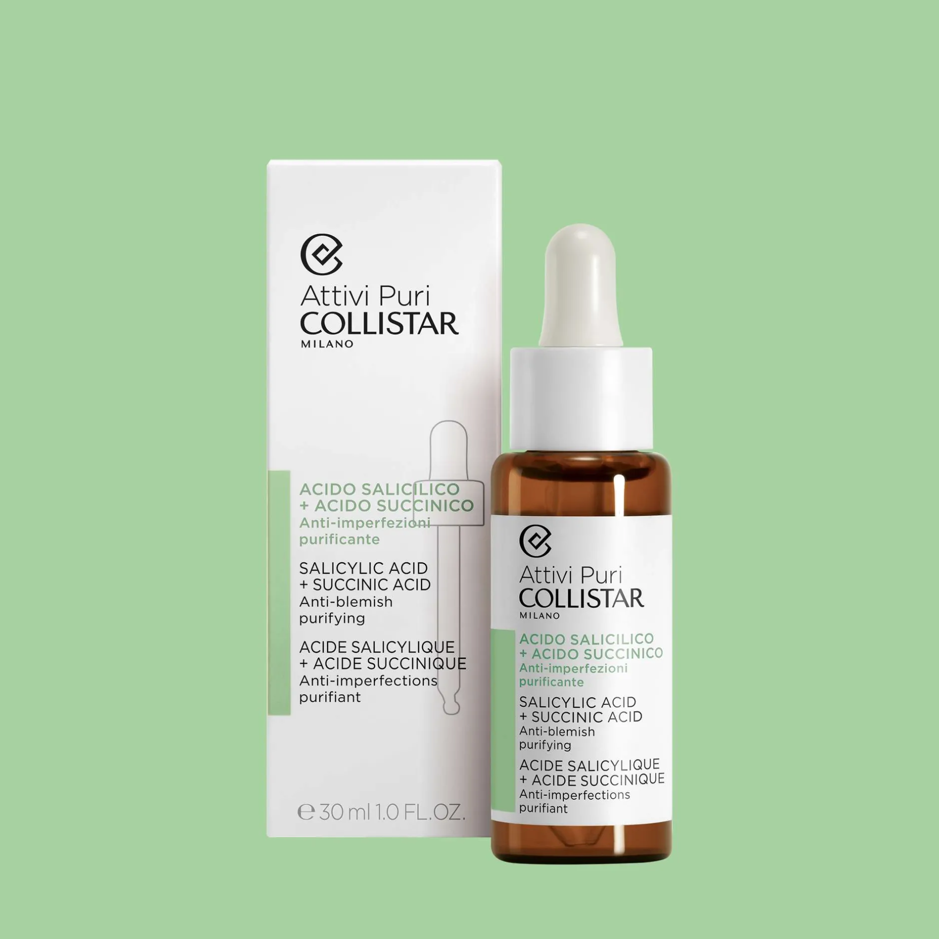 Collistar Attivi Puri Salicylic Acid + Succinic Acid 30ml