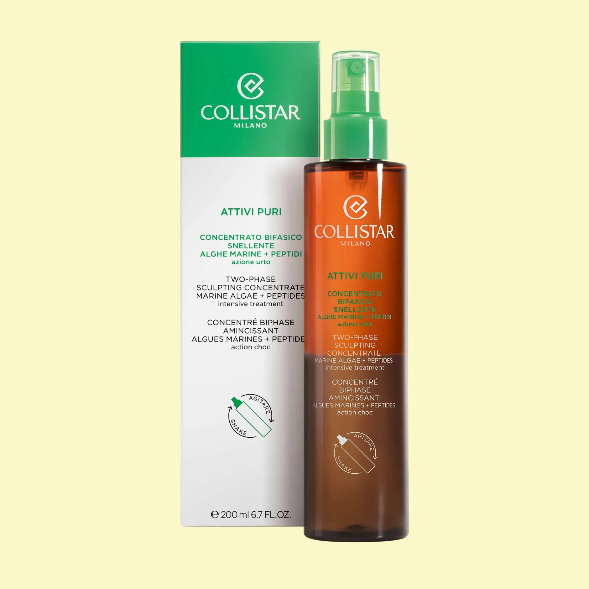 Collistar Body Attivi Puri Two Phase Sculpting Concentrate Marine Algae + Peptides 200ml Discount
