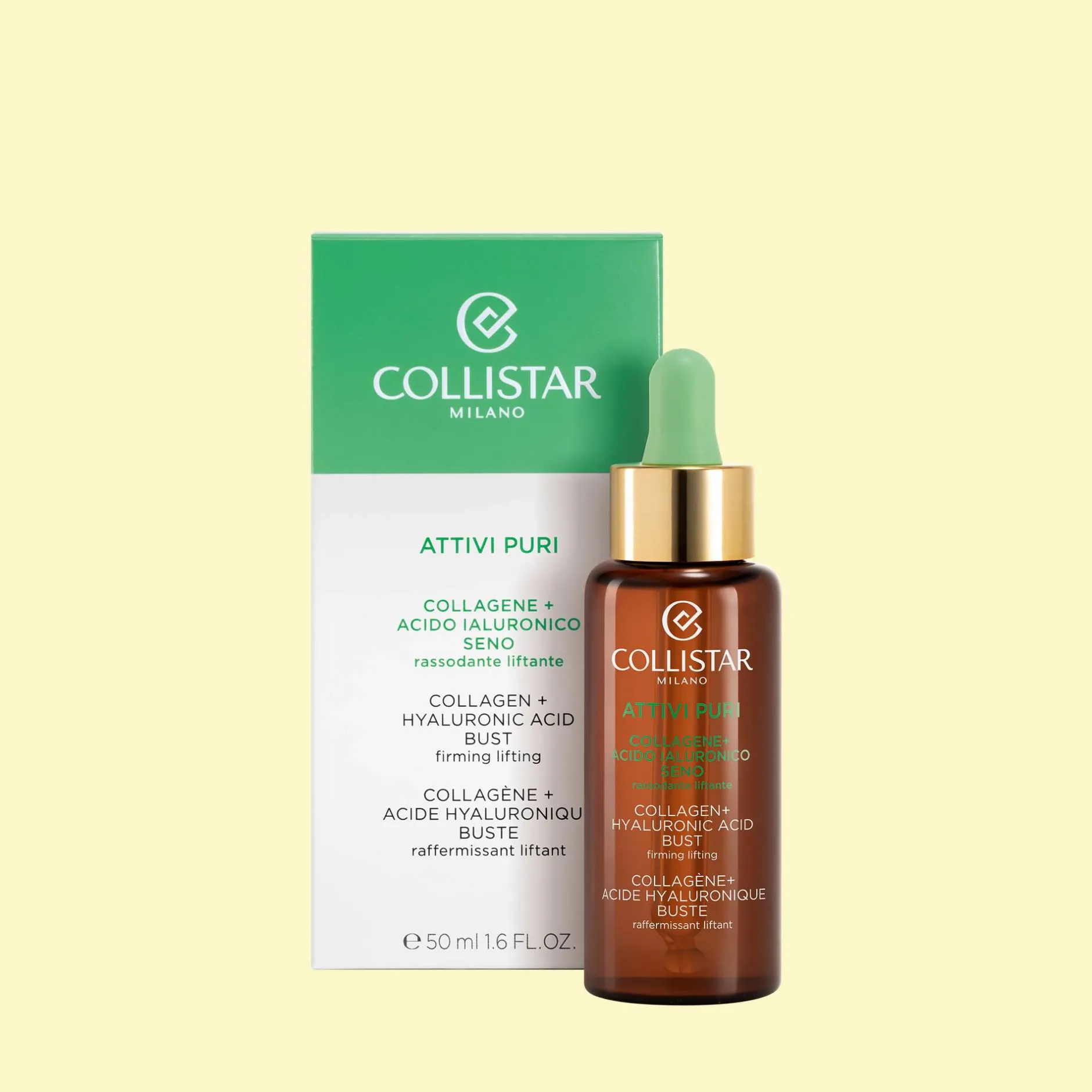 Collistar Body Pure Actives Collagen + Hyaluronic Acid Bust Firming and Lifting 50ml Hot