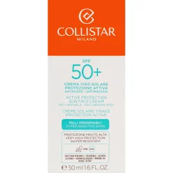 Collistar Sun Tan Active Protection Sun Face Cream SPF50 50ml Online