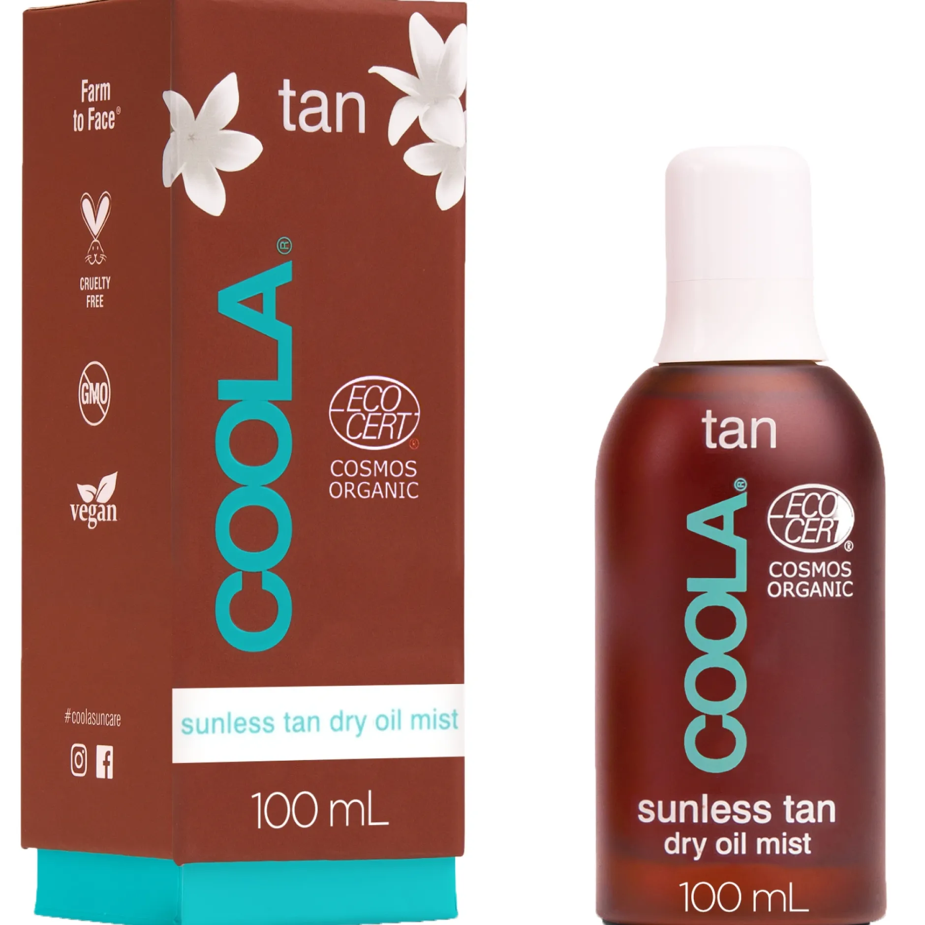 Coola Body Care Sunless Tan Dry Oil Mist 100ml Clearance