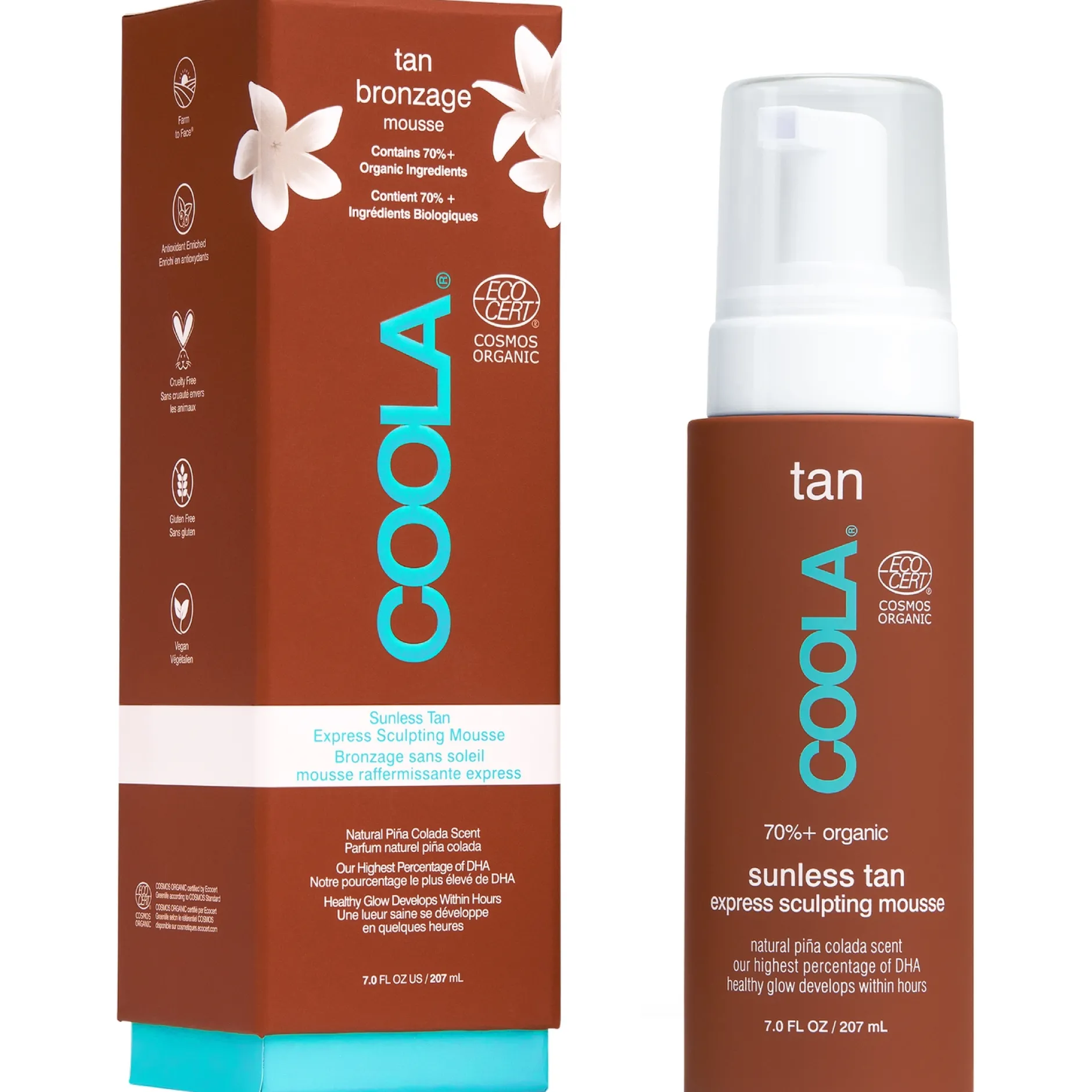 Coola Body Care Sunless Tan Express Sculpting Mousse 207ml