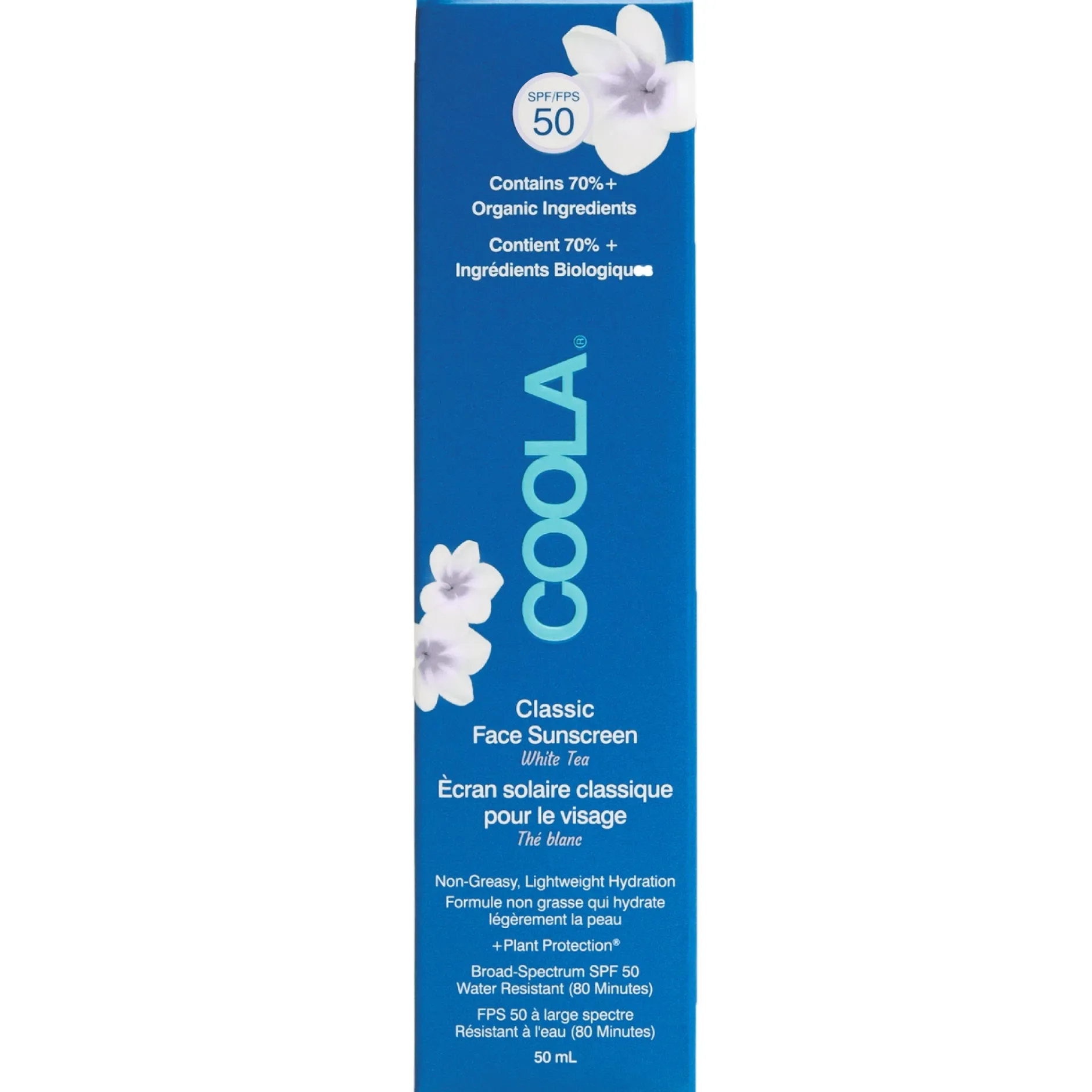 Coola Face Care Classic Face Sunscreen Lotion SPF50 White Tea 50ml Discount