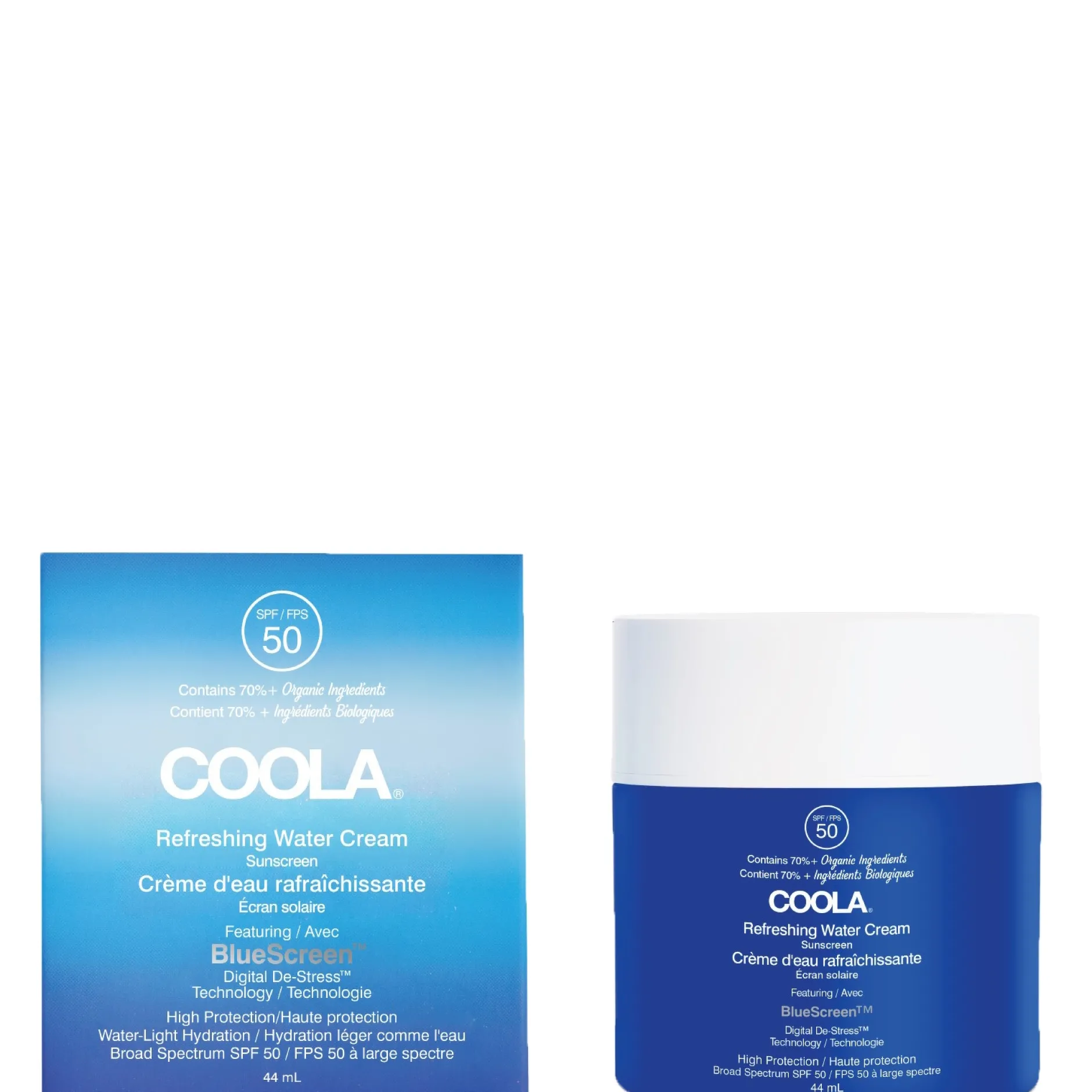 Coola Face Care Refreshing Water Cream SPF50 44ml New
