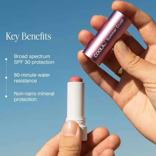 Coola Lip Care Mineral Liplux SPF30 Summer Crush Hot