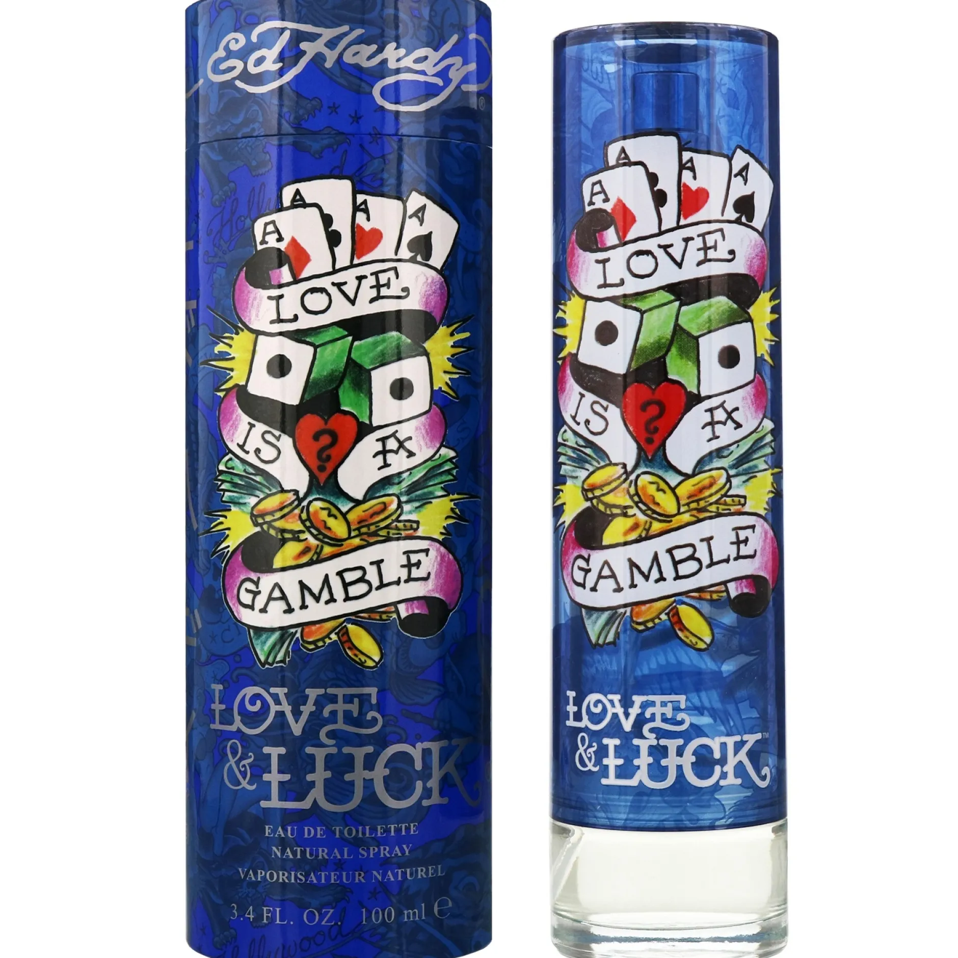 Ed Hardy Love & Luck Eau de Toilette Spray 100ml Discount