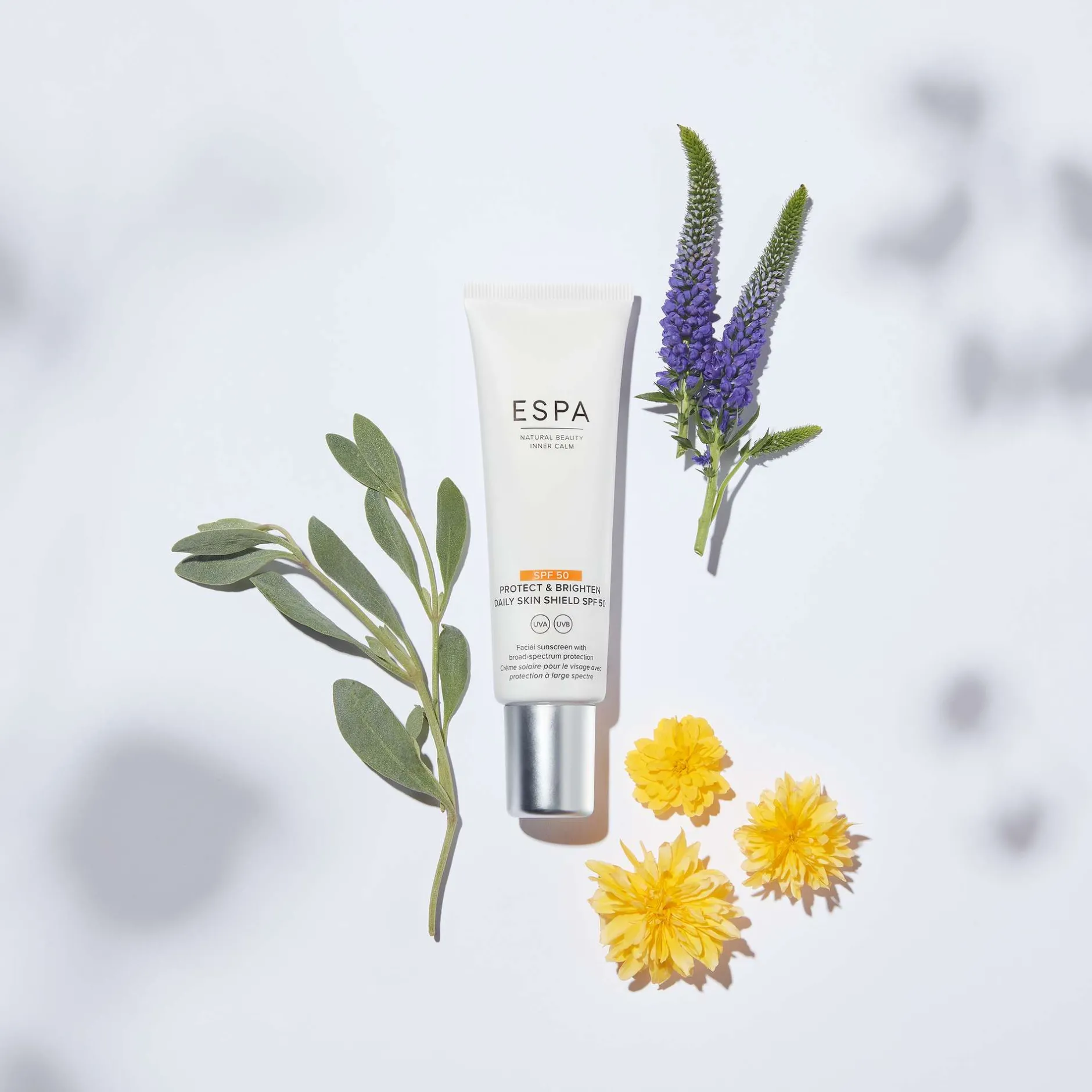 ESPA Face Moisturisers Protect & Brighten Daily Skin Shield SPF 50 50ml New