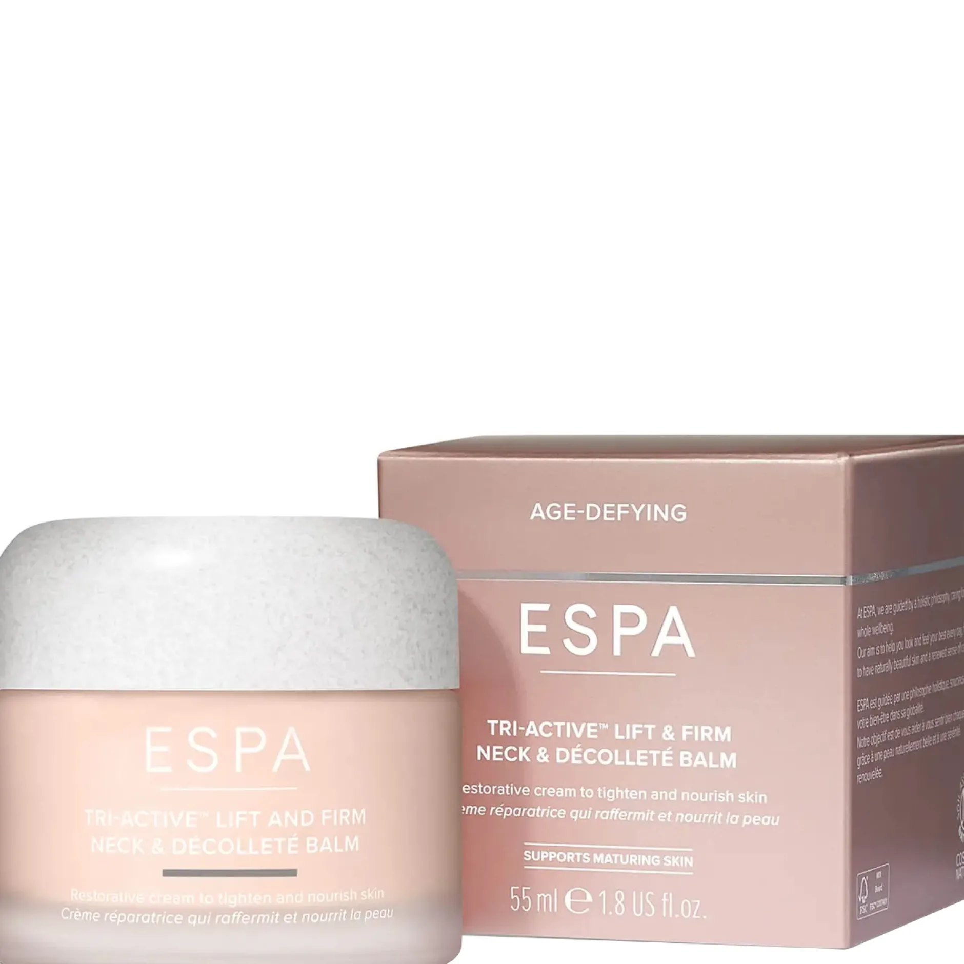 ESPA Face Moisturisers Tri-Active Lift & Firm Neck and Décolleté Cream 55ml Outlet
