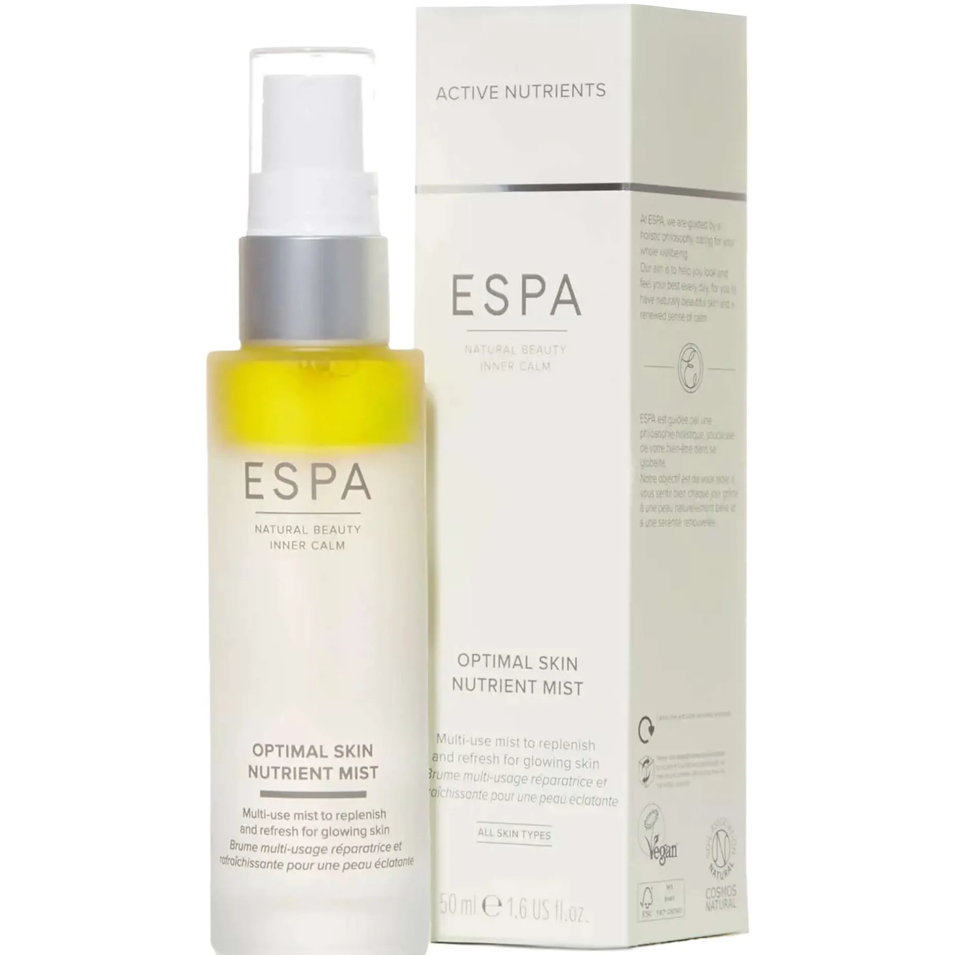 ESPA Face Toners Optimal Skin Nutrient Mist 50ml Hot