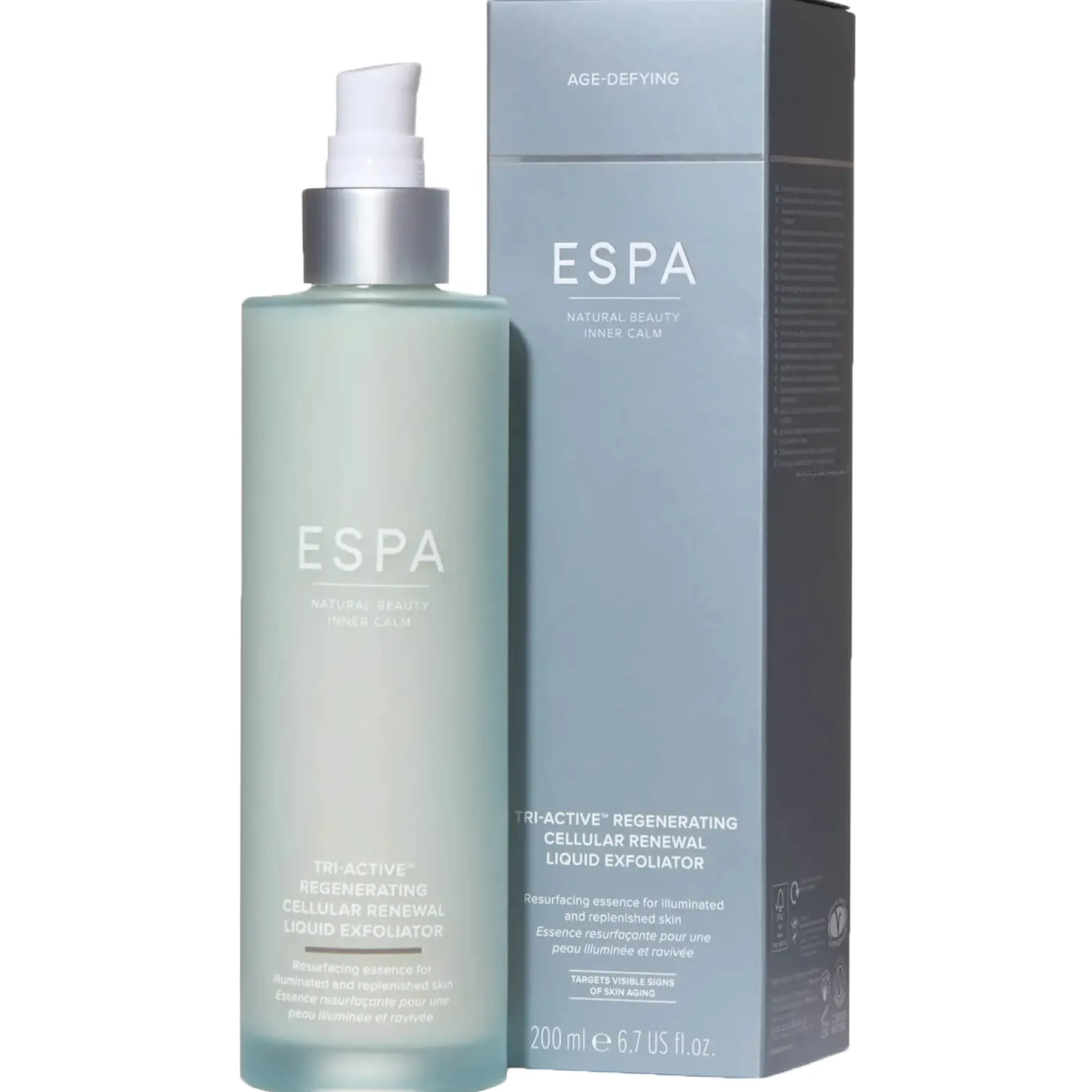 ESPA Face Tri-Active Regenerating Cellular Renewal Liquid Exfoliator 200ml Outlet
