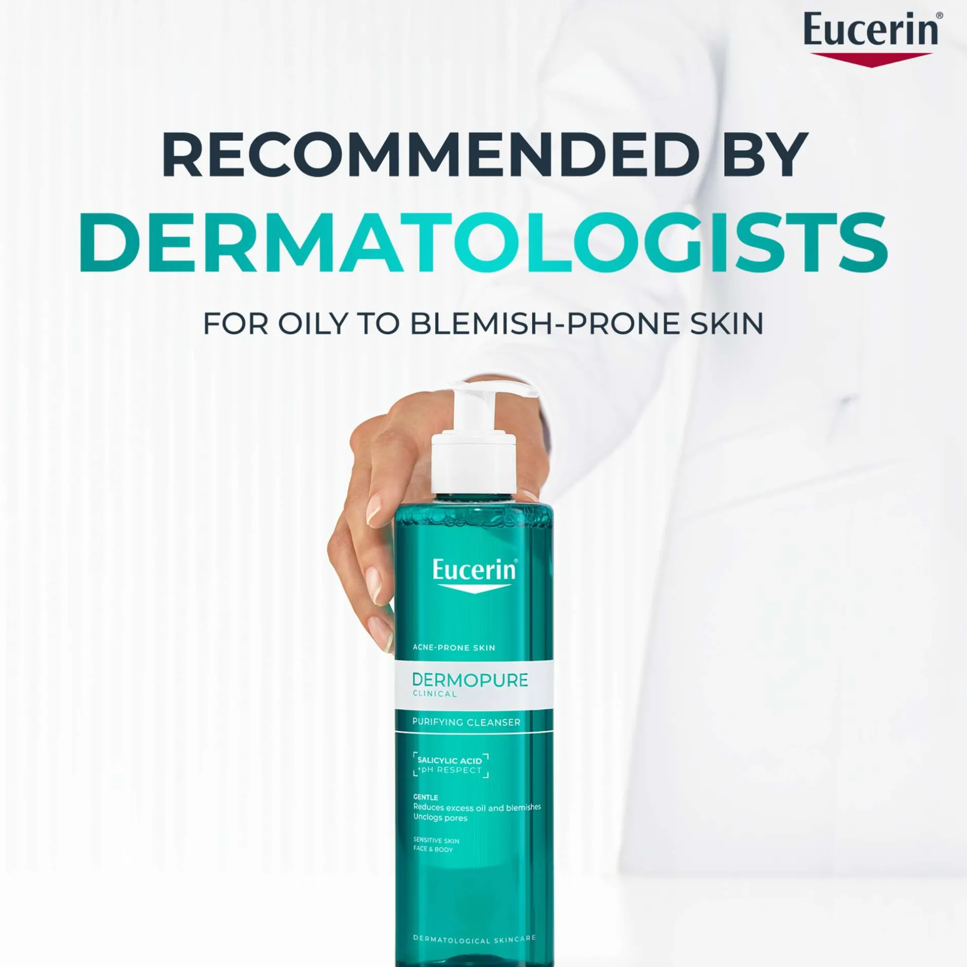 Eucerin DermoPure Clinical Gentle Purifying Cleansing Gel 400ml Best