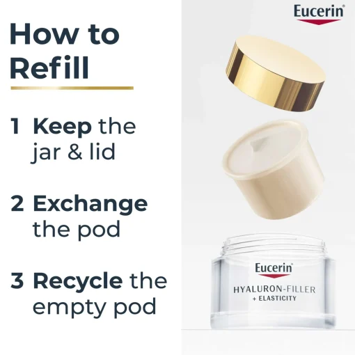 Eucerin Hyaluron-Filler + Elasticity SPF30 Refill 50ml New