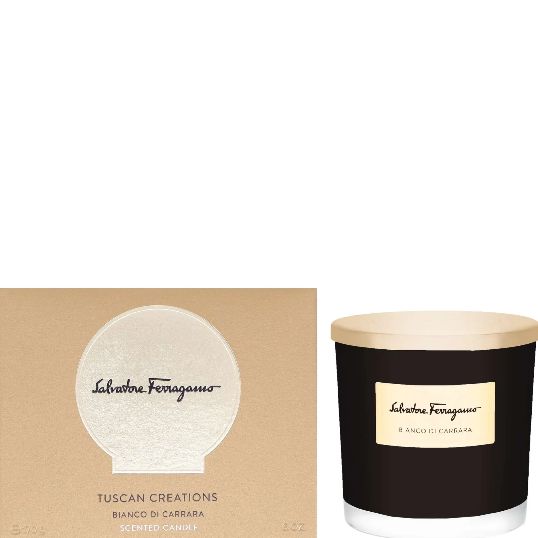 FERRAGAMO Tuscan Creations Bianco Di Cararra Scented Candle 170g Sale