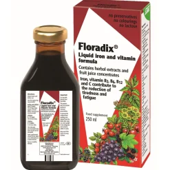 Floradix Liquid Supplements Liquid Iron and Vitamin Formula 250ml Best