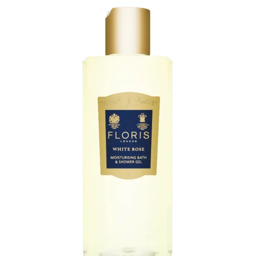 Floris London White Rose Moisturising Bath & Shower Gel 250ml New