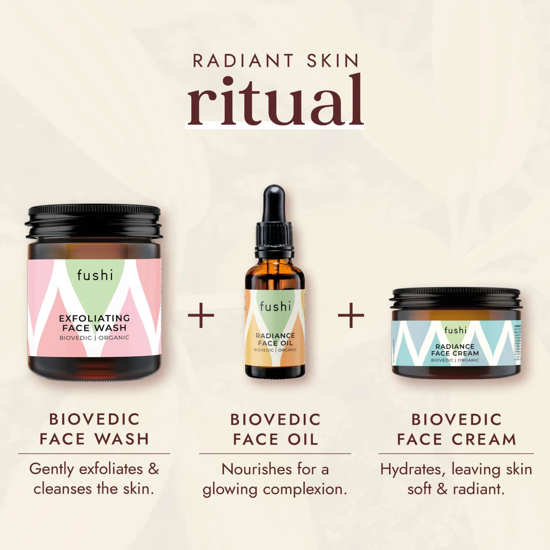 Fushi Biovedic Radiance Face Cream 50ml New