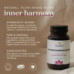 Fushi Herbal & Vitamin Blends Ashwagandha with Vegan MCT Extract x 60 Capsules Sale