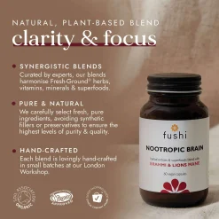 Fushi Herbal & Vitamin Blends Nootropic Brain Blend x 60 Capsules Discount