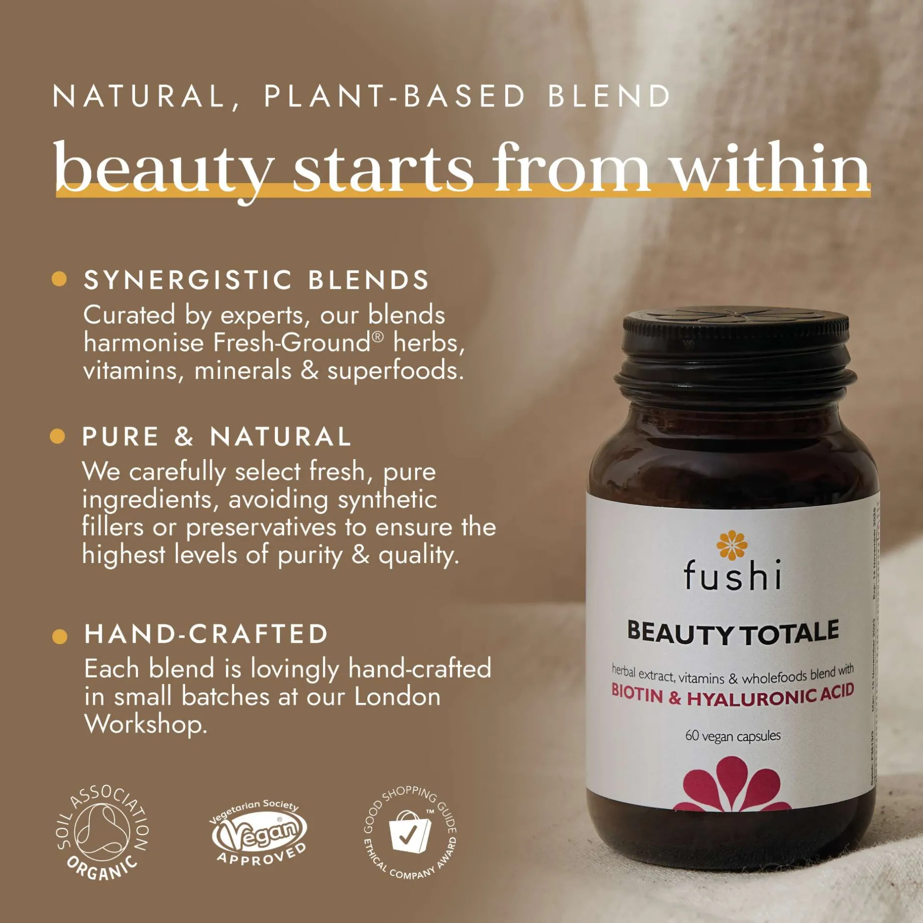Fushi Herbal & Vitamin Blends Beauty Totale x 60 Capsules Outlet