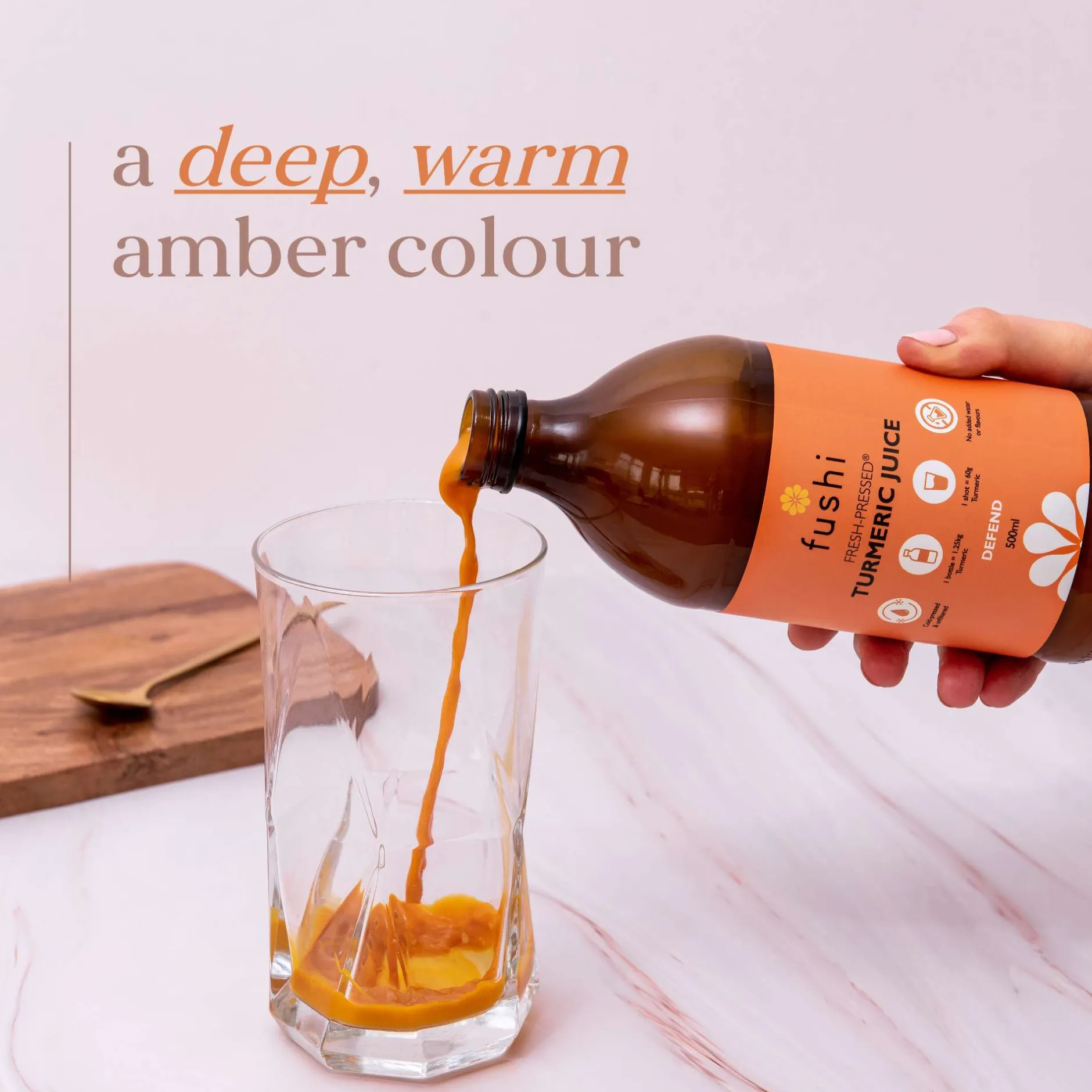 Fushi Natural Cold-Pressed Juices Turmeric Juice 500ml Hot