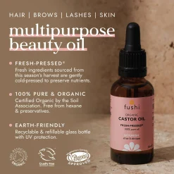 Fushi Organic Health Oils Organic Castor Oil 30ml Sale