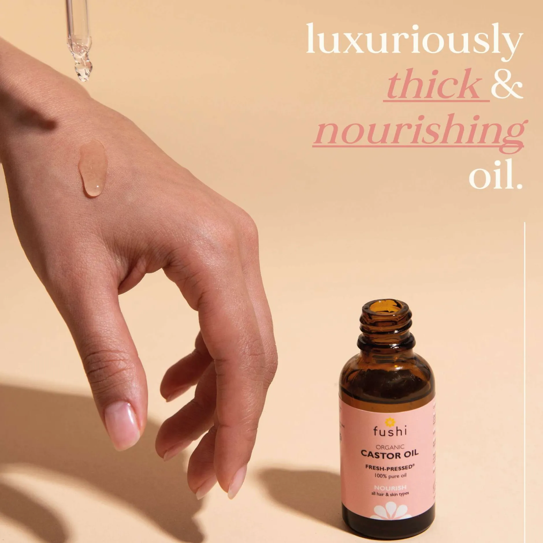 Fushi Organic Health Oils Organic Castor Oil 30ml Sale