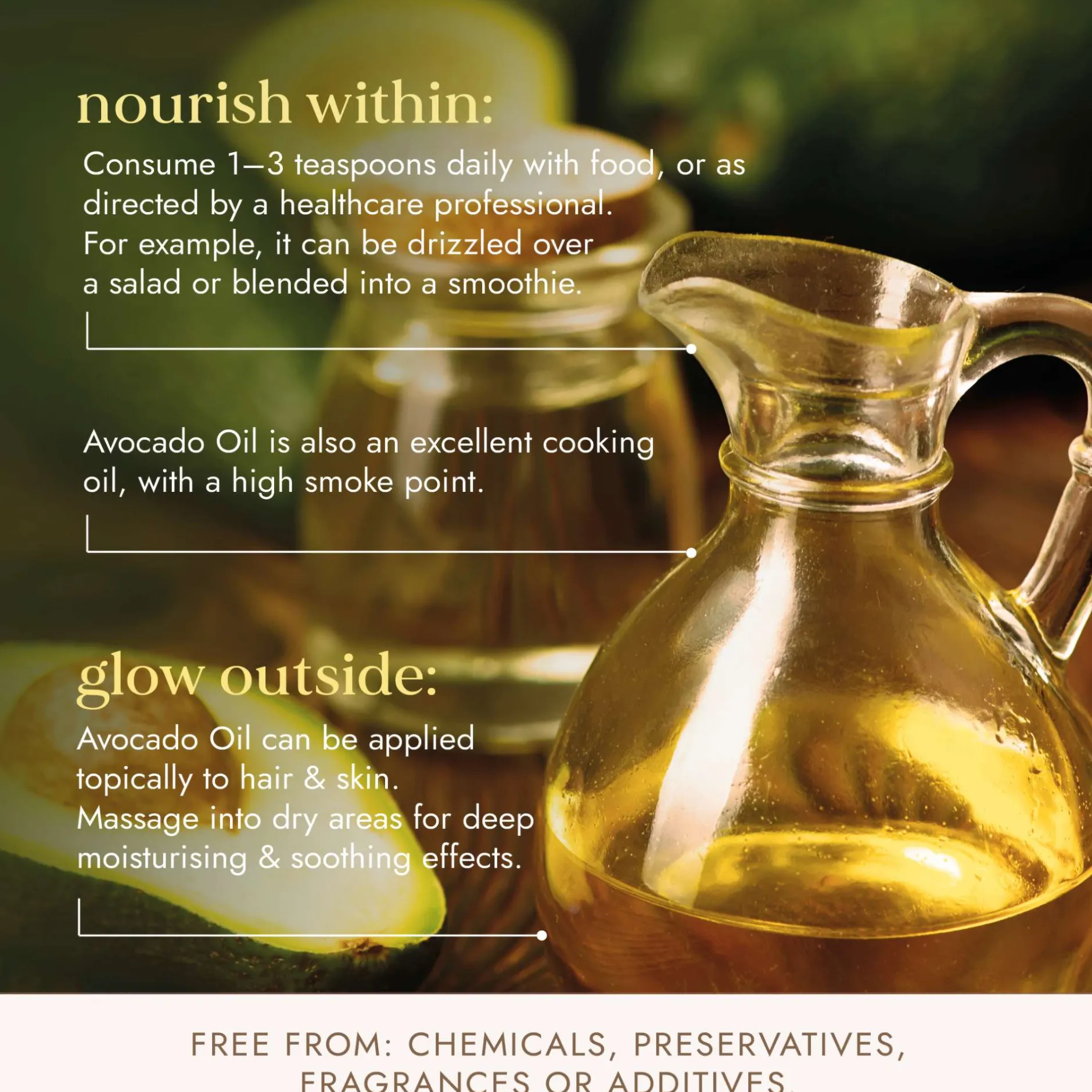 Fushi Organic Health Oils Organic Avocado Oil 100ml Discount