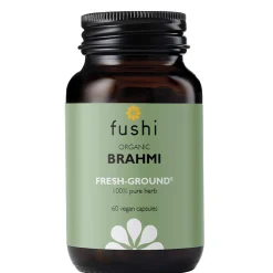 Fushi Single Herb Supplements Organic Brahmi x 60 Capsules New