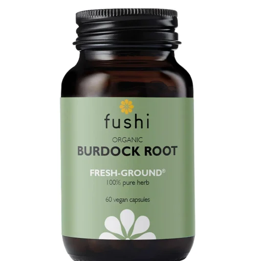 Fushi Single Herb Supplements Organic Burdock Root x 60 Capsules Best