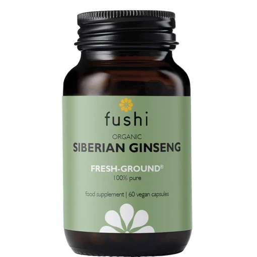 Fushi Single Herb Supplements Organic Siberian Ginseng x 60 Capsules Outlet