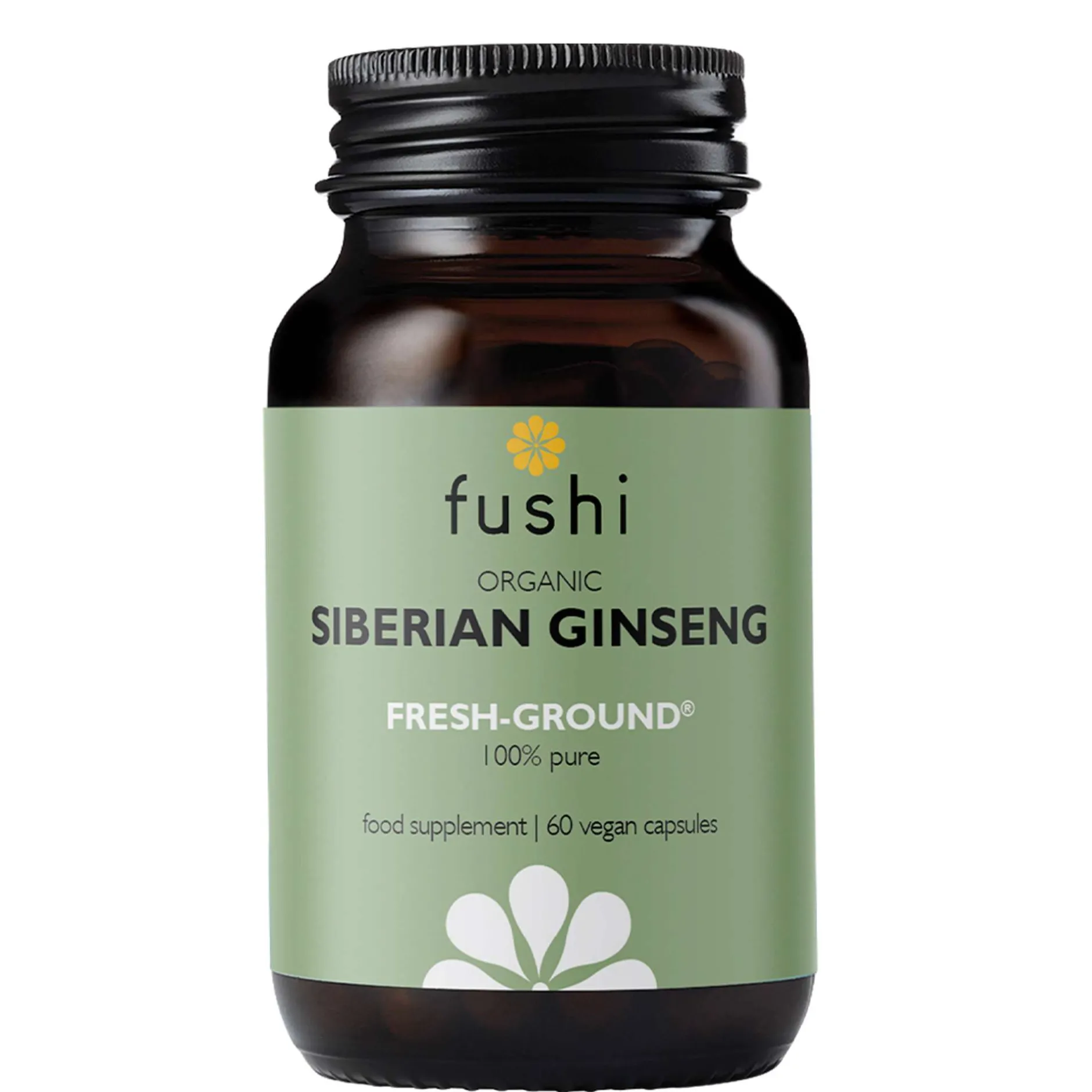 Fushi Single Herb Supplements Organic Siberian Ginseng x 60 Capsules Outlet