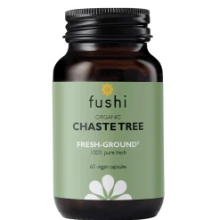 Fushi Single Herb Supplements Organic Chaste Tree x 60 Capsules Best