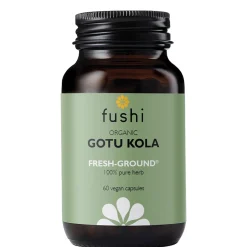 Fushi Single Herb Supplements Organic Gotu Kola x 60 Capsules