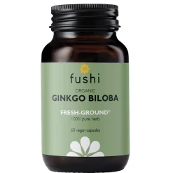 Fushi Single Herb Supplements Organic Ginkgo Biloba x 60 Capsules Sale