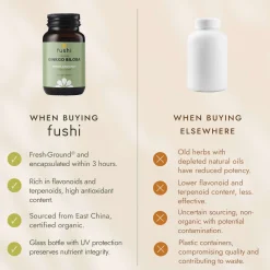 Fushi Single Herb Supplements Organic Ginkgo Biloba x 60 Capsules Sale