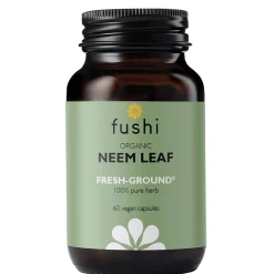 Fushi Single Herb Supplements Organic Neem Leaf x 60 Capsules Best