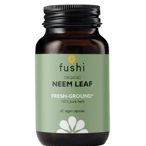 Fushi Single Herb Supplements Organic Neem Leaf x 60 Capsules Best