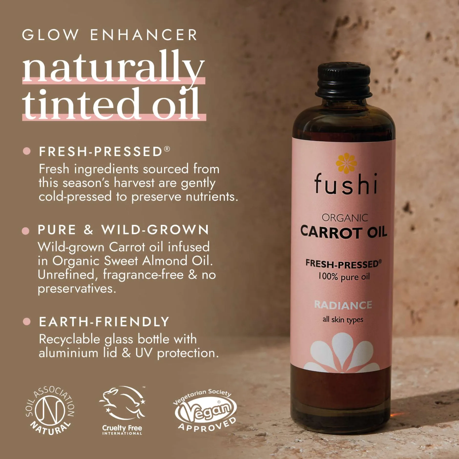 Fushi Skincare Organic Carrot Oil 100ml Discount