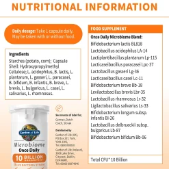 Garden of Life Microbiome Once Daily x 30 Hot