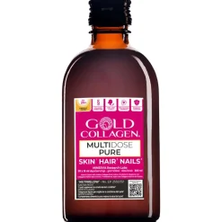 Gold Collagen Liquid Supplement Multidose Pure Skin, Hair & Nails Liquid Supplement 20 x 15ml
