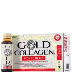 Gold Collagen Liquid Supplement Forte Plus Extra Strength, Skin Health & Hair Growth Liquid Supplement For 50+ 10 x 50ml Sale