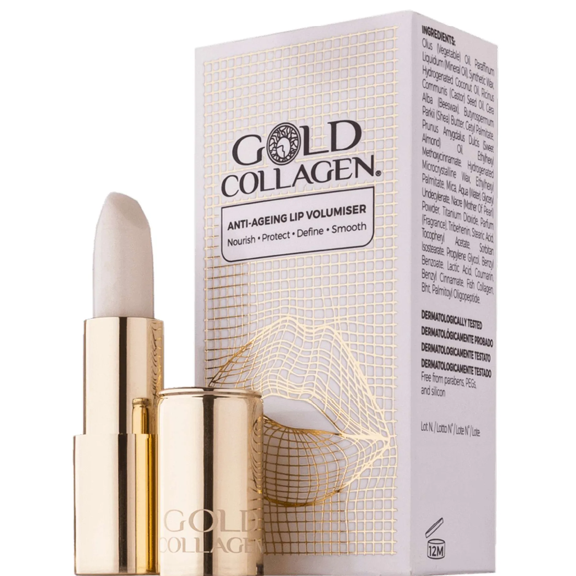 Gold Collagen Skincare Anti-Ageing Lip Volumiser 4g Discount