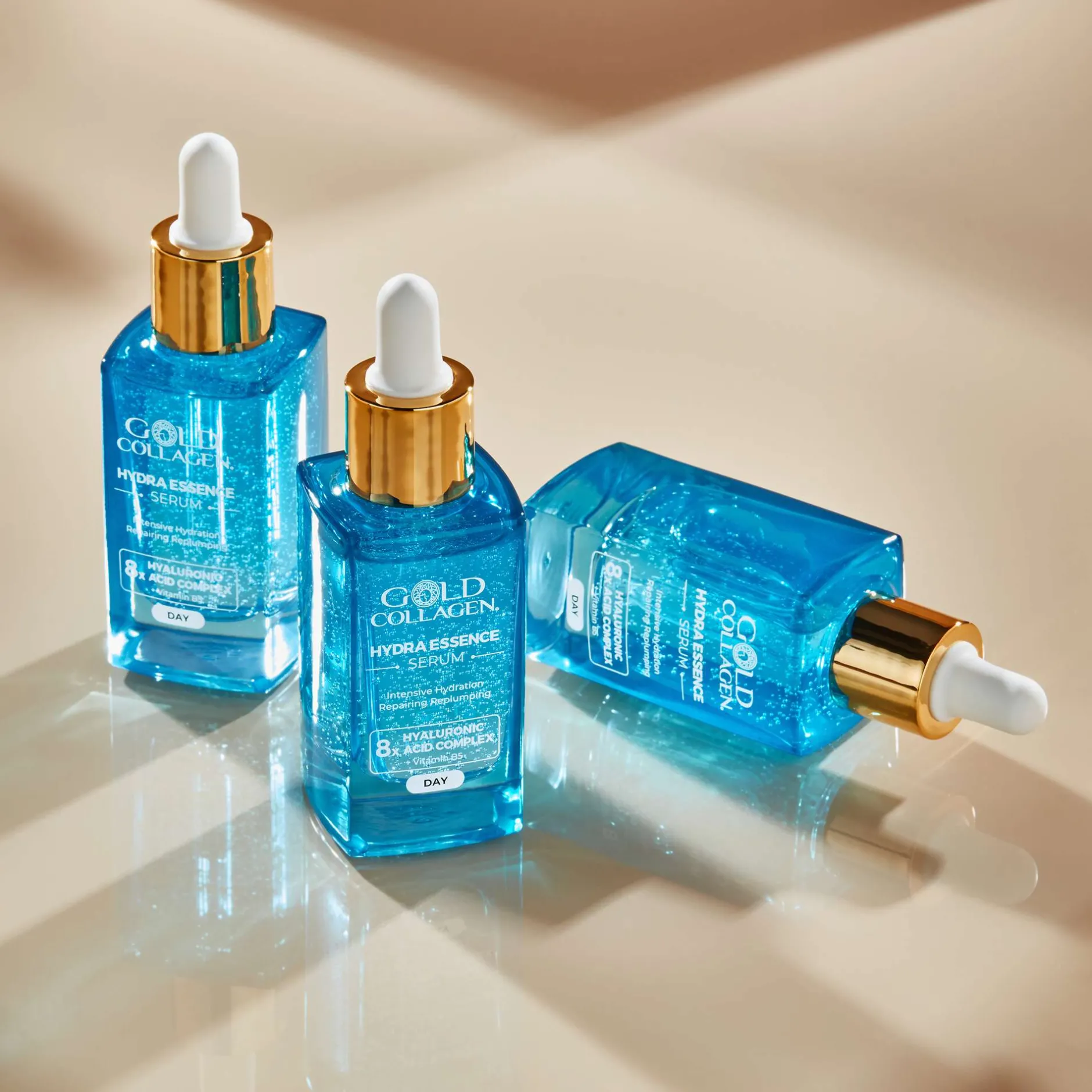 Gold Collagen Skincare Hydra Essence Intensive Hydration & Repairing Replumping Serum 30ml Best