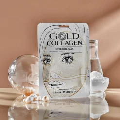 Gold Collagen Skincare Hydrogel Face Mask Set 4 x 30g Clearance