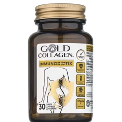 Gold Collagen Supplements Immunobiotix Tablets x 30 Hot