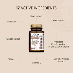 Gold Collagen Supplements Dermabiotix Tablets x 30 Clearance