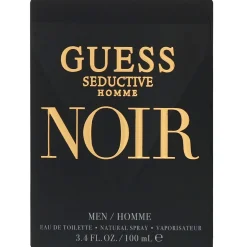 Guess Seductive Homme Noir Eau de Toilette Spray 100ml Outlet
